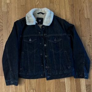 Gap Boys Dark Wash Denim Jacket Size M